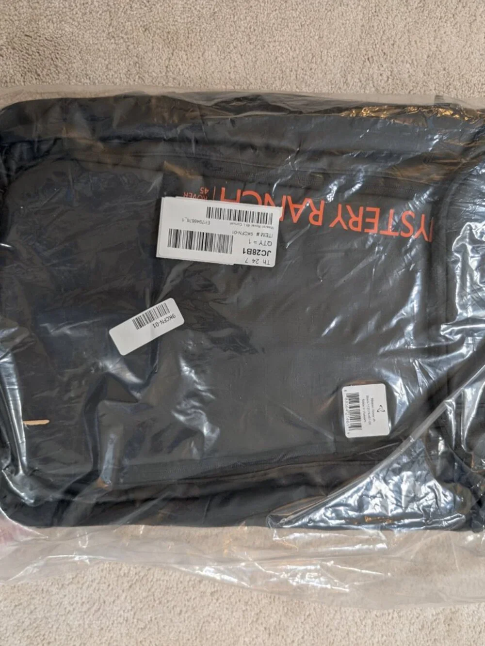 NEW Mystery Ranch Mission Rover 45 Backpack Pacific Black Pack Suitcase Duffel